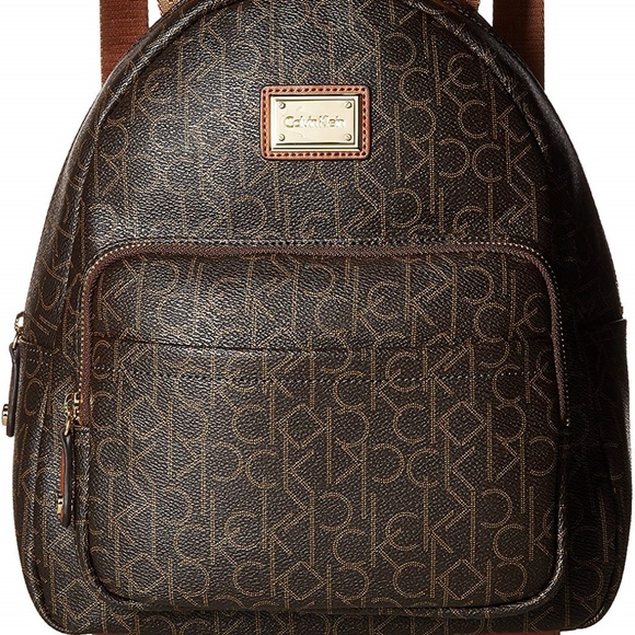 calvin klein monogram backpack